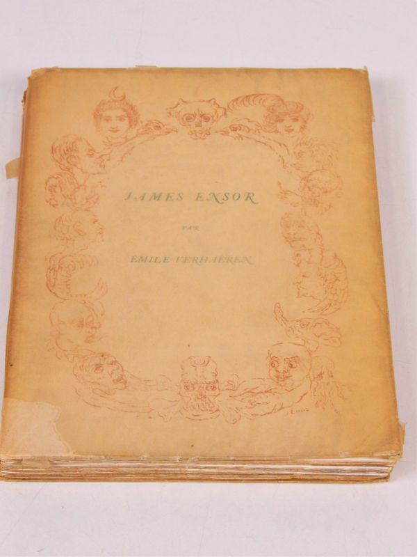 Antiek boek : James Ensor par Émile Verhaeren
